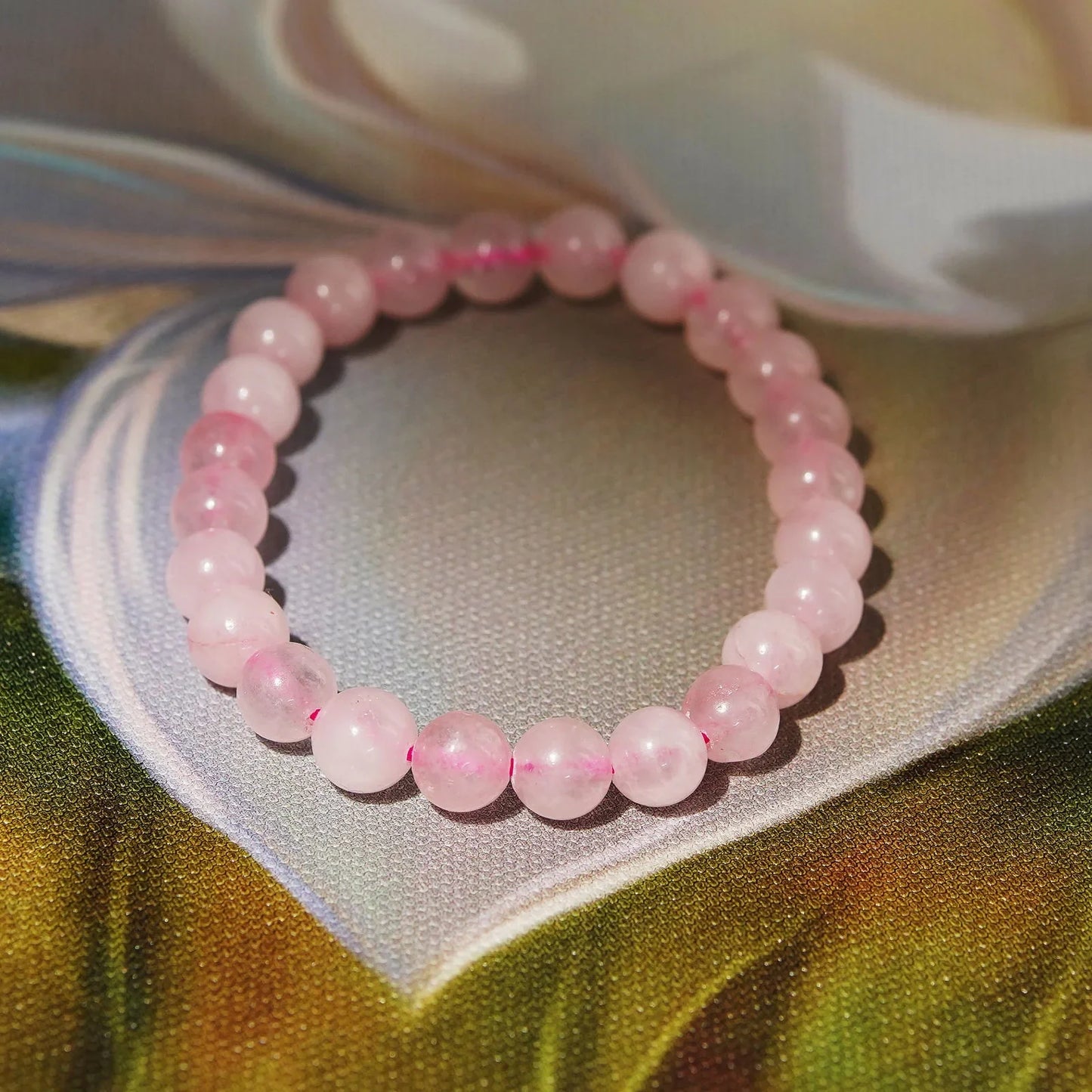 Rose Quartz Bracelet β Love, Healing & Inner Peace πΈ