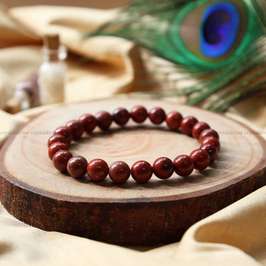 Red Jasper Bracelet – Strength, Stability & Sacred Energy 🔥