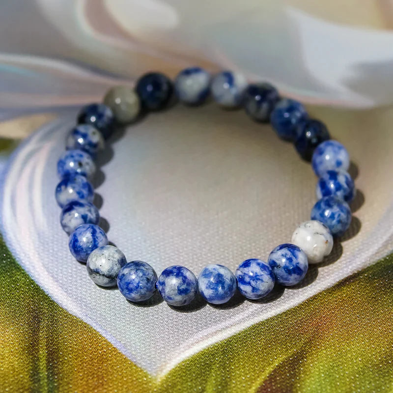 Sodalite Bracelet β Intuition, Clarity Inner Truth π΅