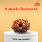 11 Mukhi Nepali Rudraksha – Courage, Devotion & Invincibility 💪🐒