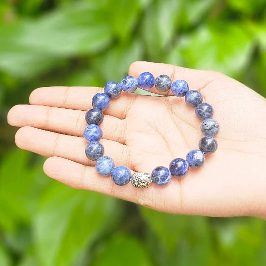 Sodalite Bracelet – Intuition, Clarity Inner Truth 🔵