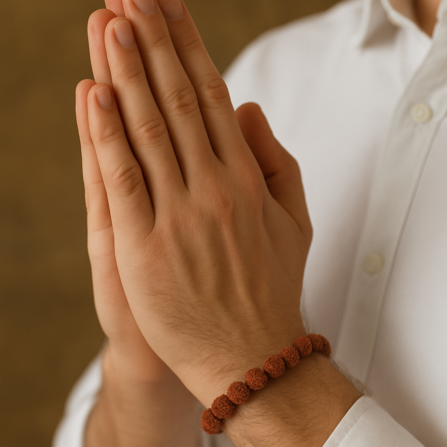 5-Mukhi Rudraksha Bracelet – Blessed at Mahamrityunjaya Mandir, Varanasi