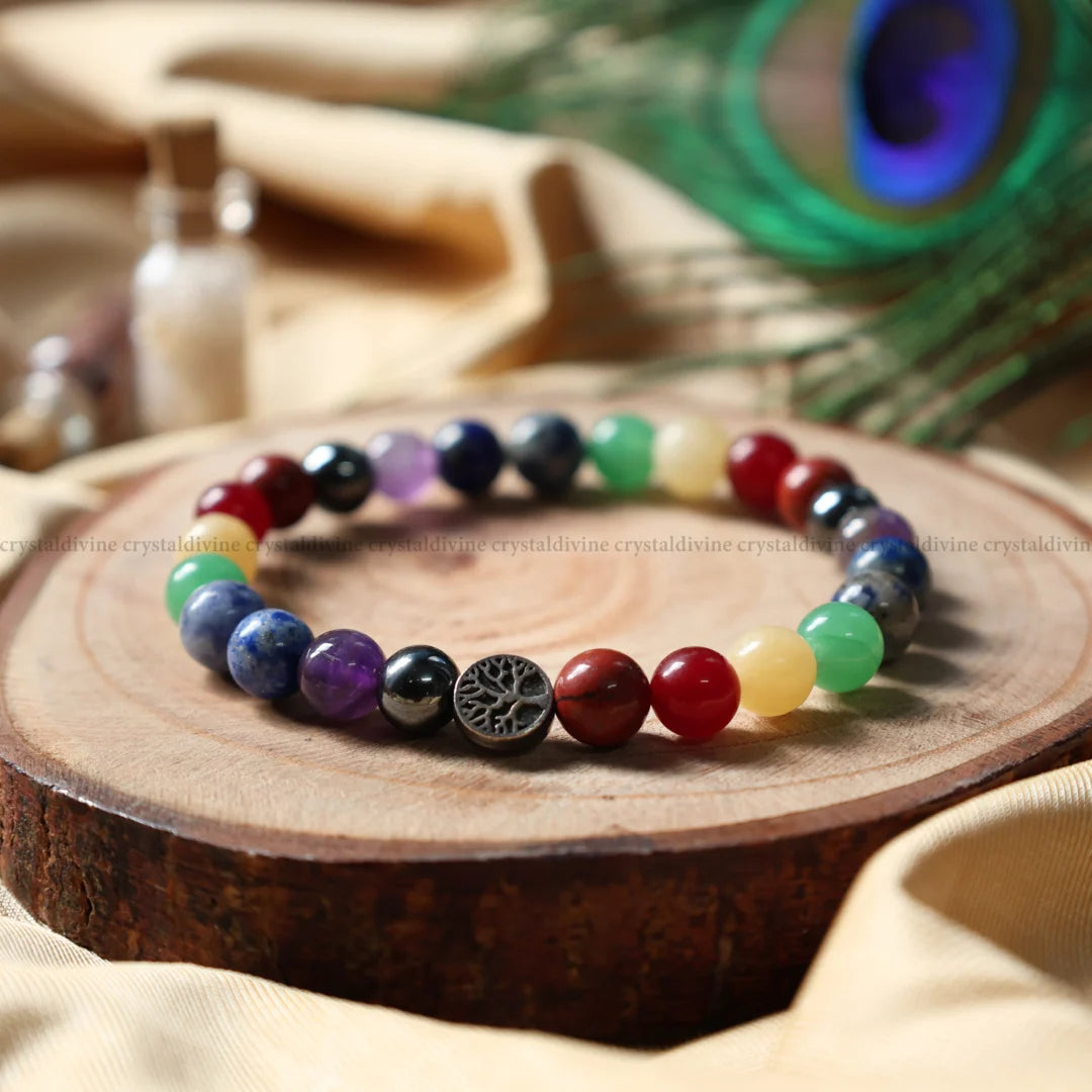7 Chakra Bracelet – Balance, Healing &amp; Spiritual Alignment 🌈