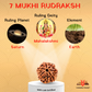 7 Mukhi Nepali Rudraksha – Wealth, Prosperity & Divine Blessings 💰