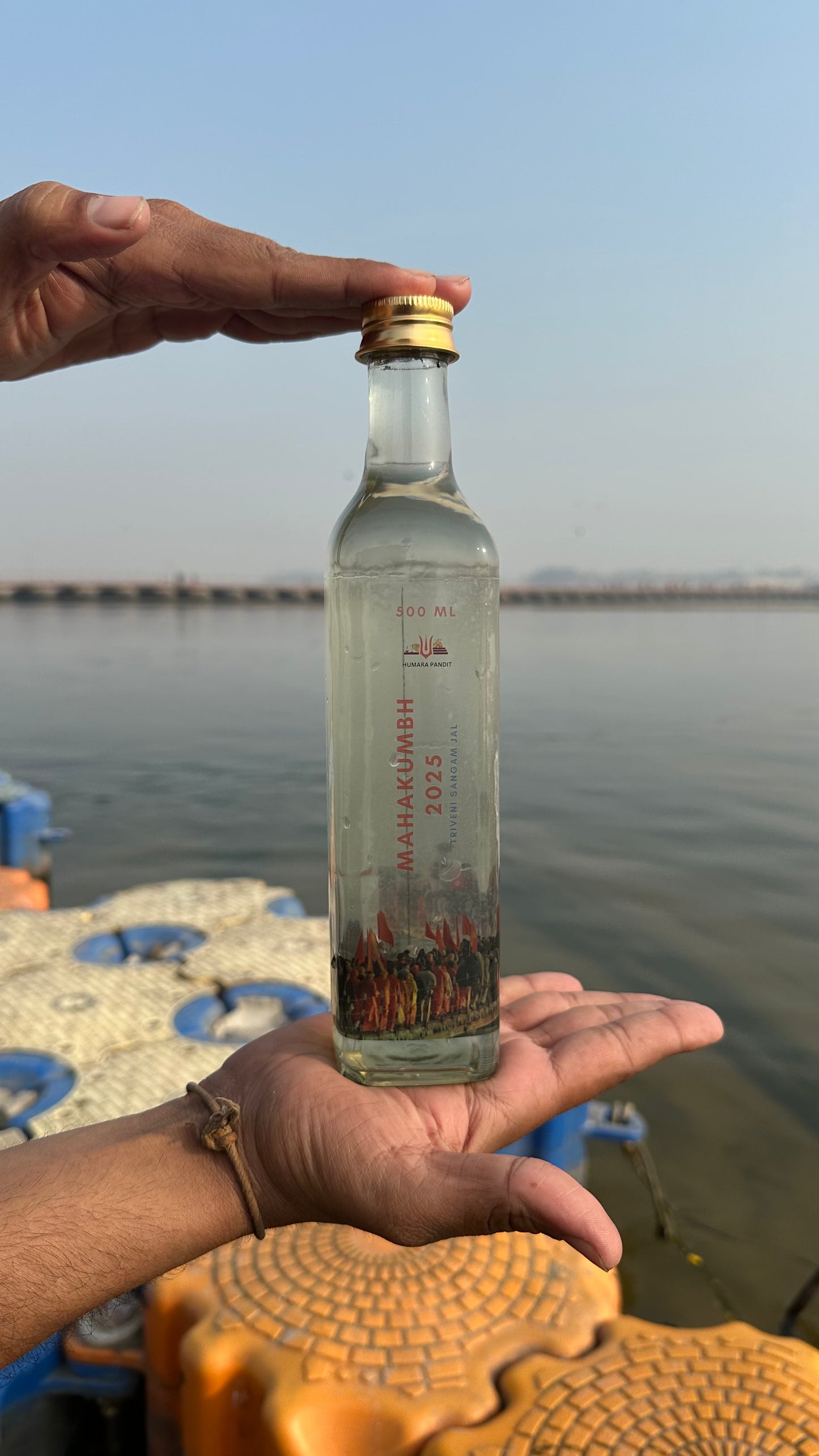 Sacred Ganga Jal from MahaKumbh 2025