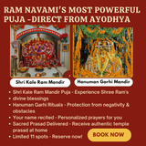 🛕 Ram Navami Special: Divine Puja from Ayodhya’s Shri Kale Ram Mandir & Hanuman Garhi