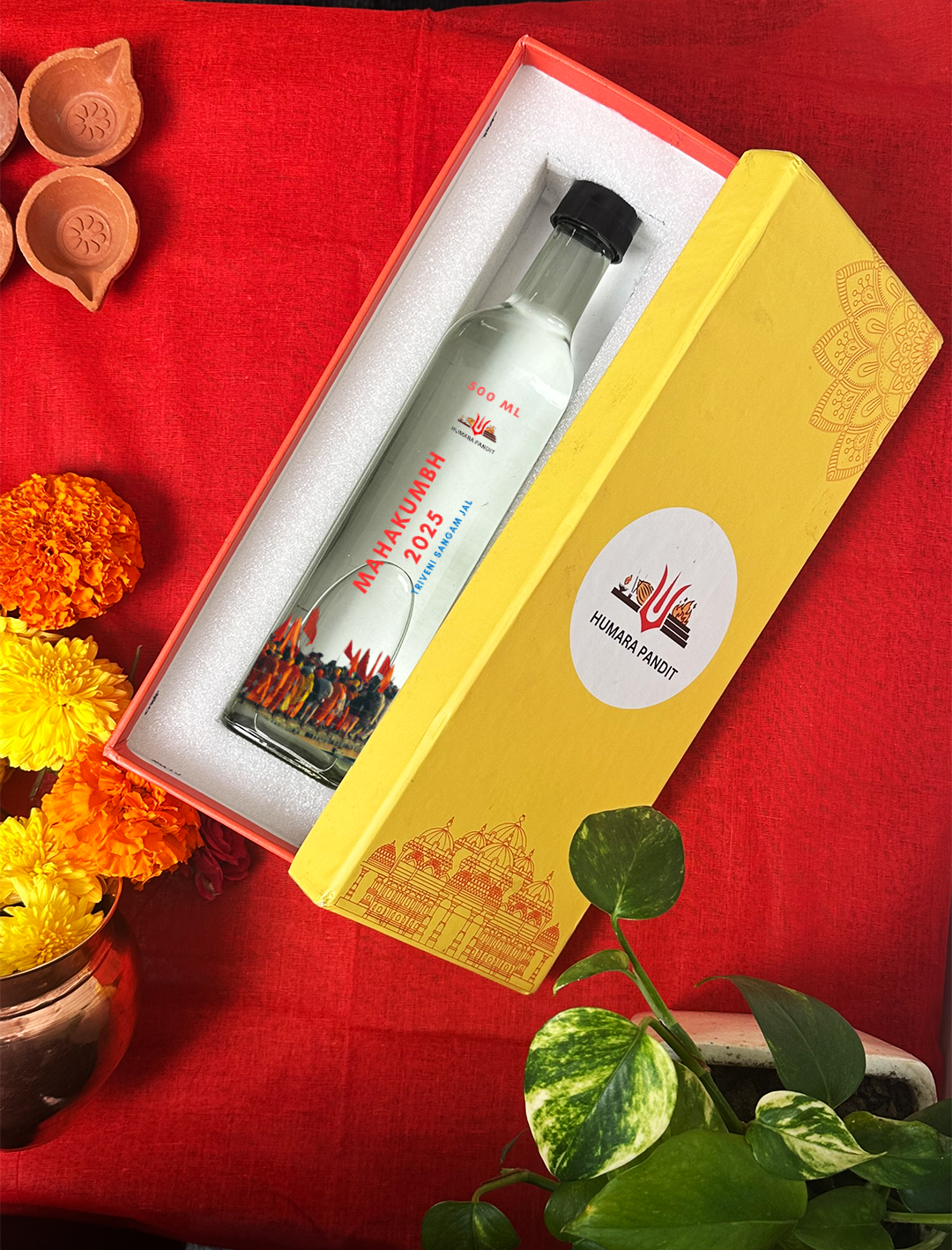 Sacred Ganga Jal from MahaKumbh 2025