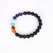 Lava Chakra Bracelet – Grounding Strength Meets Chakra Balance 🌋🌈