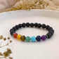 Lava Chakra Bracelet – Grounding Strength Meets Chakra Balance 🌋🌈