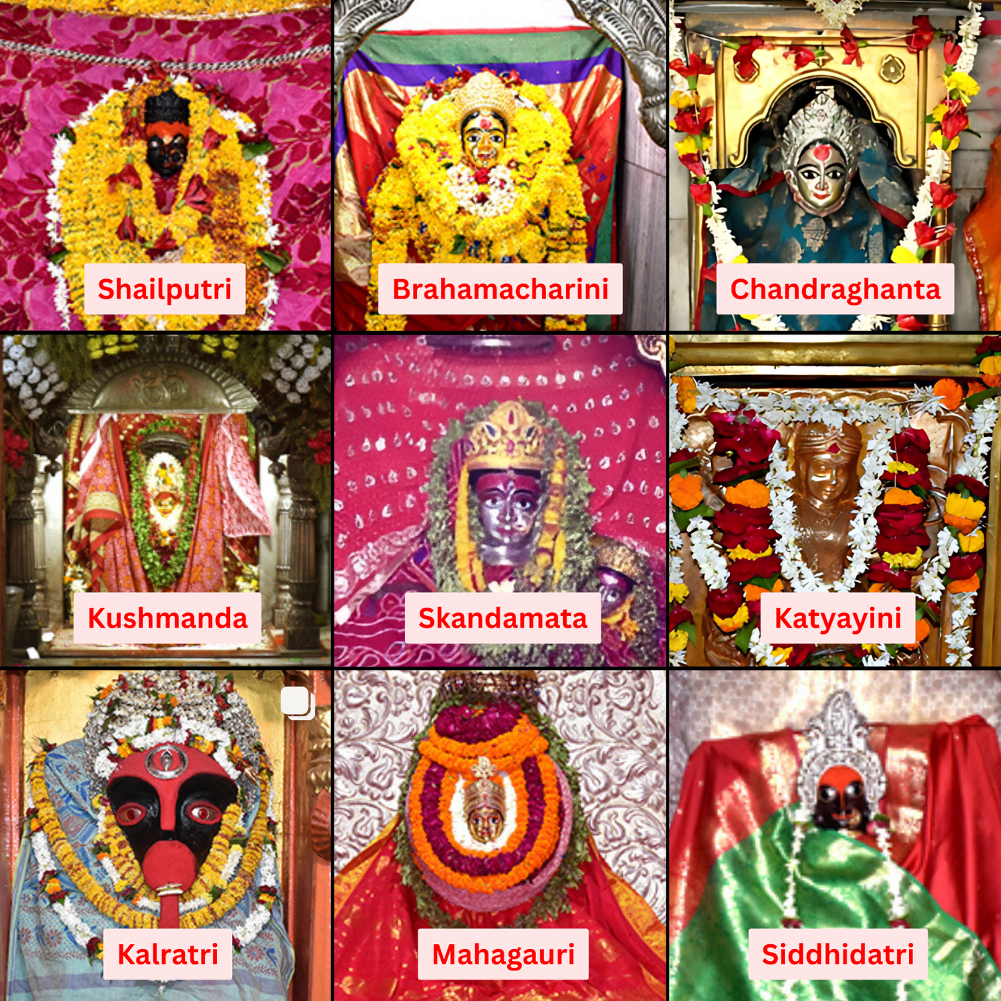 Navdurga Ashirwad Box (Pure Brass) – Receive the Divine Blessings of Navdurga at Home